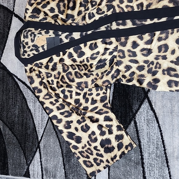 DO EVERYTHING IN LOVE LEOPARD PRINT KIMONO SWIMSUIT COVER ROBE LOUNGE ONE-SIZE - Picture 3 of 13